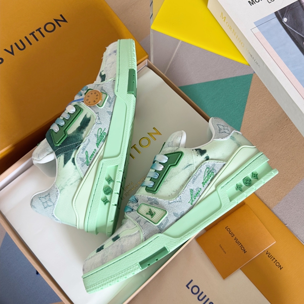 ルイヴィトン靴素材ディテール